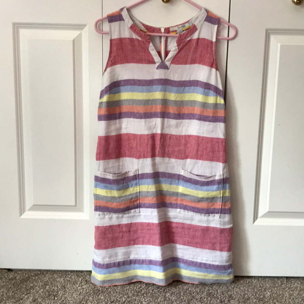 Boden Linen Sheath Dress